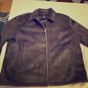 Men’s CHAPS brown suede coat